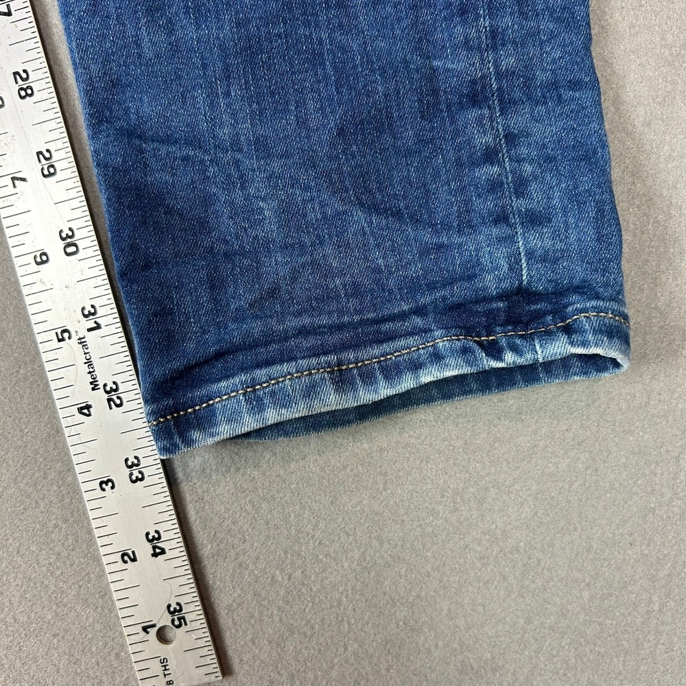 Jack & Jones Jeans Glenn Slim Fit Stretch Mens 32x34 Medium Blue Denim - Picture 6 of 16